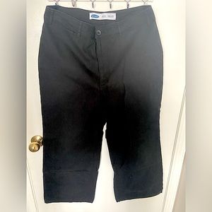 Old Navy High-Waisted Wide Leg Cropped Chino Pants